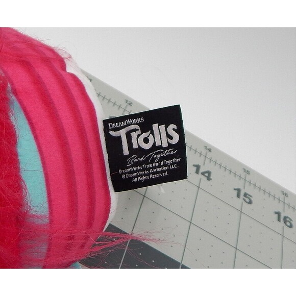 Mattel Trolls Band Together Hairmony Mixers Floyd Sound Plush Stuffed 6 In Tags - Picture 4 of 7